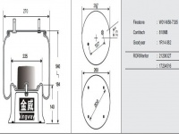 JW7335橡胶空气弹簧/气囊/Air spring shock absorbers/1R14-831 810MB02 SP55810-K31 W01-M58-7335/810MB/1R14-082/21208327/17204516