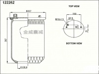 VOLVO Air spring 沃尔沃空气弹簧减震气囊 70321690 70313718 20573108 70376911 6604NP01 135832 262441 262434 36108P 36108K 2066041CM 70321692 6135230405001 3135230305001